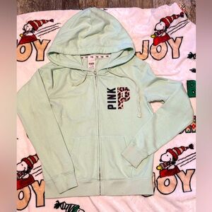 Well loved VS pink Mint hoodie